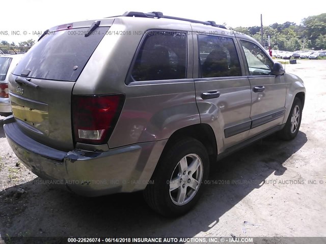 1J4GR48K96C213841 - 2006 JEEP GRAND CHEROKEE LAREDO/COLUMBIA/FREEDOM 金色 照片 4