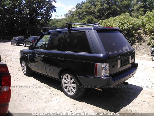 SALMF13446A217681 - 2006 LAND ROVER RANGE ROVER SUPERCHARGED BLUE photo 3