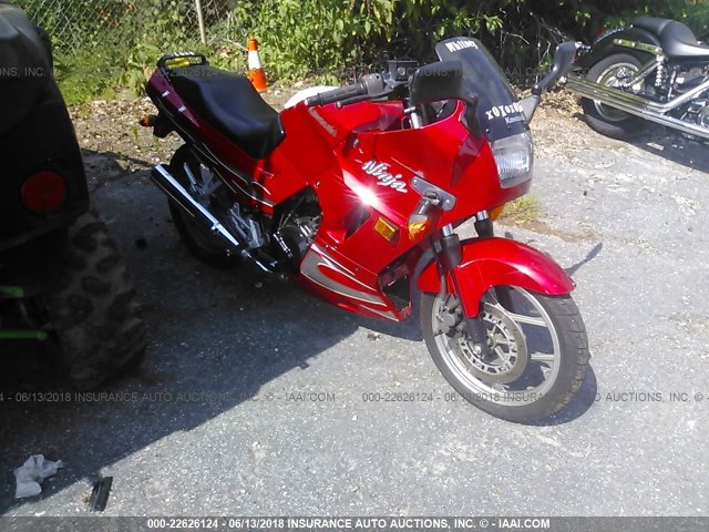 JKAEXMF187DA29805 - 2007 KAWASAKI EX250 F RED photo 1