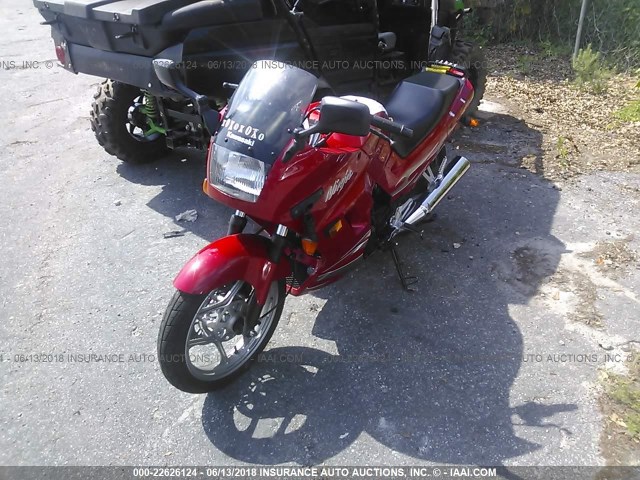 JKAEXMF187DA29805 - 2007 KAWASAKI EX250 F RED photo 2