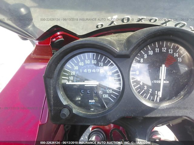 JKAEXMF187DA29805 - 2007 KAWASAKI EX250 F RED photo 7