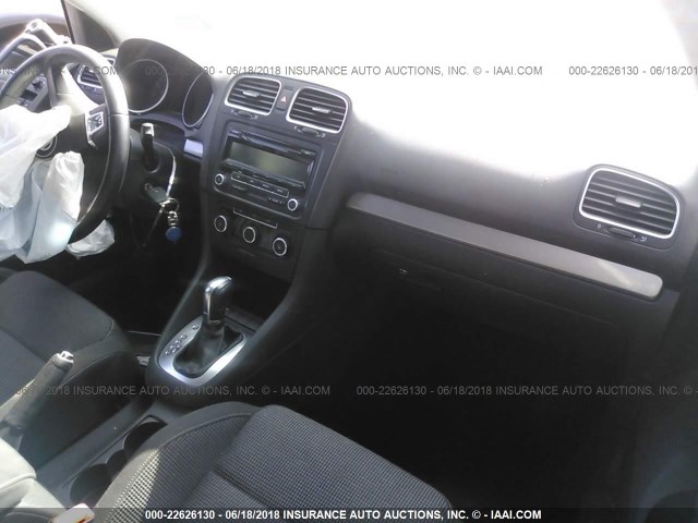 WVWDB7AJ4DW009797 - 2013 VOLKSWAGEN GOLF GRAY photo 5