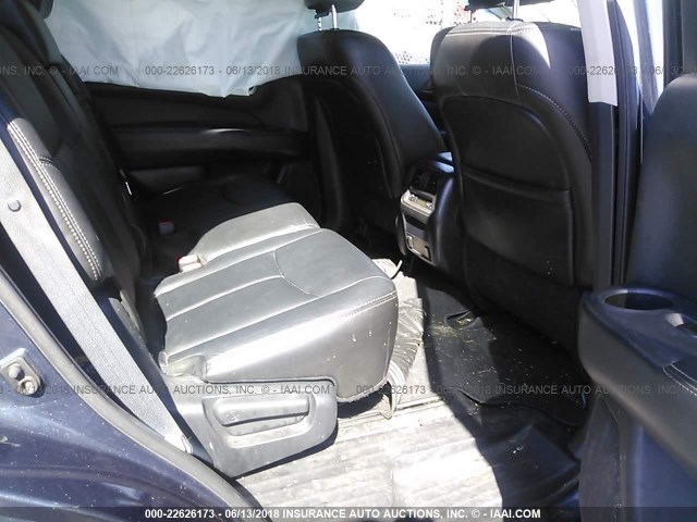 5N1AR2MM0EC649821 - 2014 NISSAN PATHFINDER S/SV/SL/PLATINUM BLUE photo 8