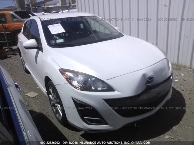 JM1BL1H57A1305366 - 2010 MAZDA 3 S WHITE photo 1