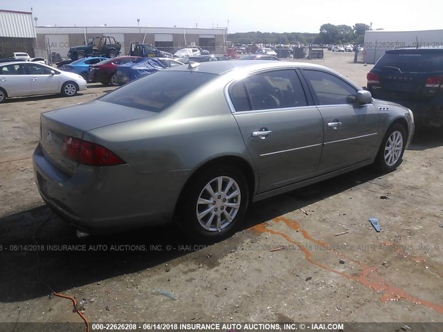 1G4HC5EM6AU127683 - 2010 BUICK LUCERNE CXL BEIGE photo 4