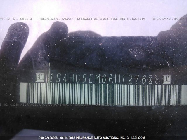 1G4HC5EM6AU127683 - 2010 BUICK LUCERNE CXL BEIGE photo 9