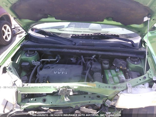 JTLKT324564064137 - 2006 TOYOTA SCION XB მწვანე ფოტო 10