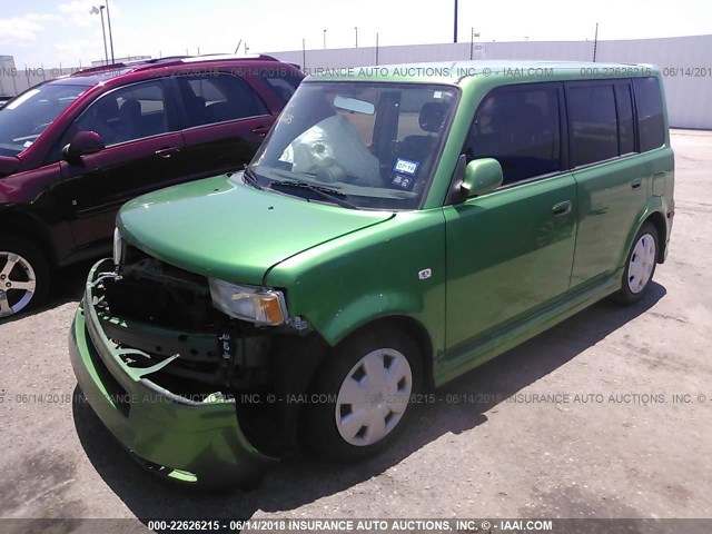 JTLKT324564064137 - 2006 TOYOTA SCION XB მწვანე ფოტო 2