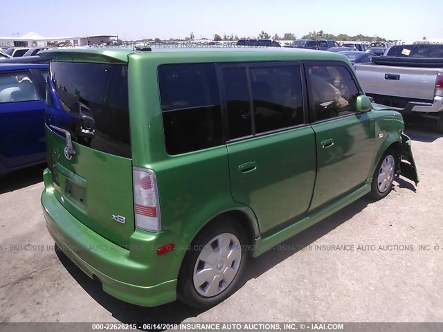 JTLKT324564064137 - 2006 TOYOTA SCION XB მწვანე ფოტო 4