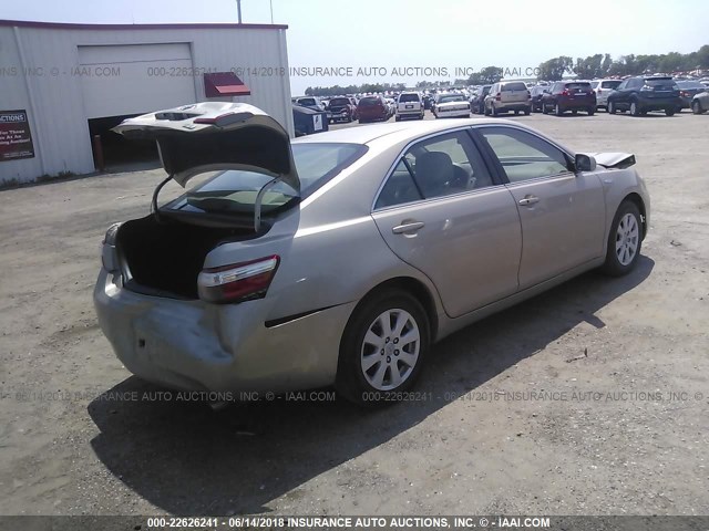 4T1BB46K49U067608 - 2009 TOYOTA CAMRY HYBRID BROWN photo 4