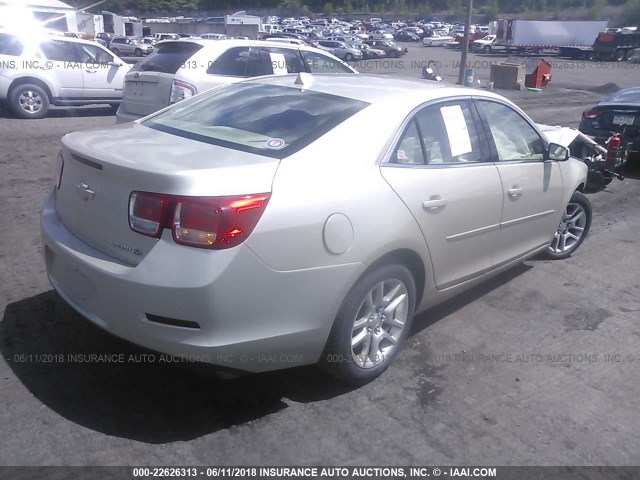 1G11D5SR8DF208480 - 2013 CHEVROLET MALIBU 1LT 米色 照片 4