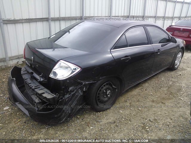 1G2ZF57B884294055 - 2008 PONTIAC G6 VALUE LEADER/BASE BLACK photo 4