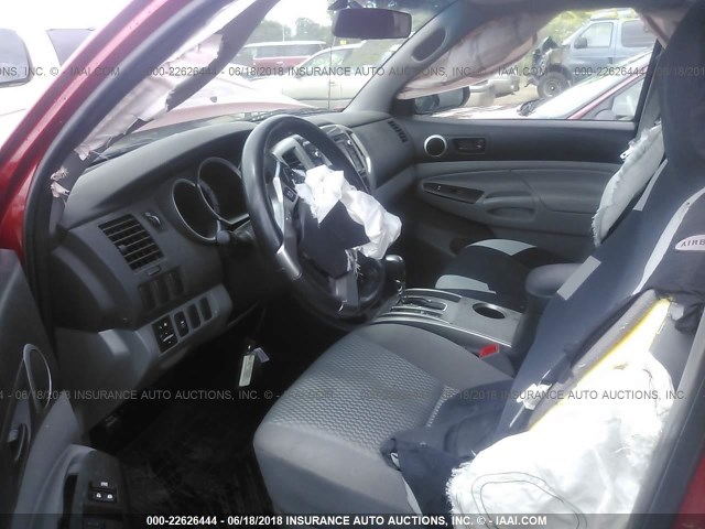 5TFTX4CNXFX060195 - 2015 TOYOTA TACOMA ACCESS CAB Rot Foto 5