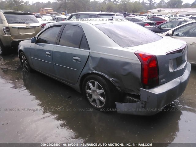 1G6DP577170143565 - 2007 CADILLAC CTS HI FEATURE V6 Light Blue photo 3