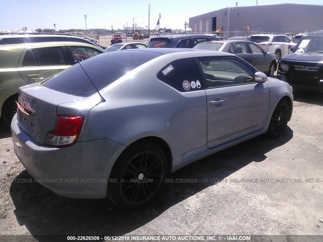 JTKJF5C72D3051683 - 2013 TOYOTA SCION TC 灰色 照片 4