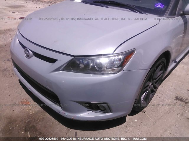 JTKJF5C72D3051683 - 2013 TOYOTA SCION TC 灰色 照片 6