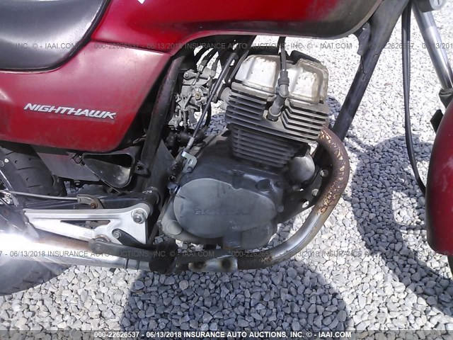 JH2MC2401SK402073 - 1995 HONDA CB250 RED photo 8