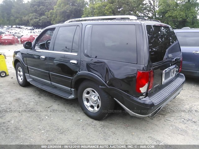 5LMFU28R32LJ05915 - 2002 LINCOLN NAVIGATOR 黑色 照片 3