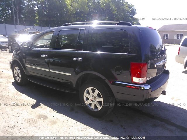 1A8HW58N58F147852 - 2008 CHRYSLER ASPEN LIMITED BLACK photo 3