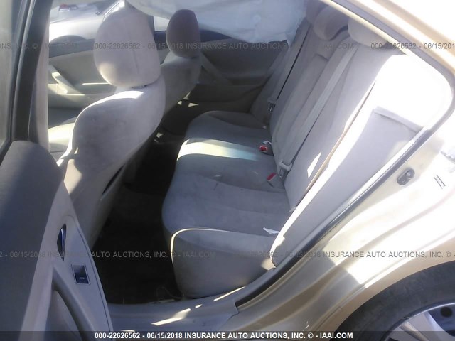 4T1BF3EK8AU060035 - 2010 TOYOTA CAMRY SE/LE/XLE GOLD photo 8