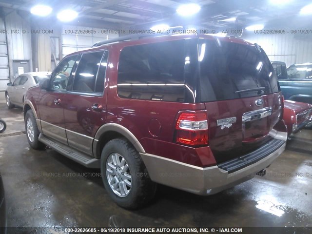 1FMJU1J57EEF56675 - 2014 FORD EXPEDITION XLT/KING RANCH RED photo 3
