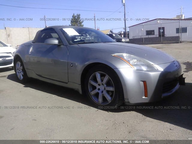 JN1AZ36A24T014873 - 2004 NISSAN 350Z ROADSTER SILVER photo 1