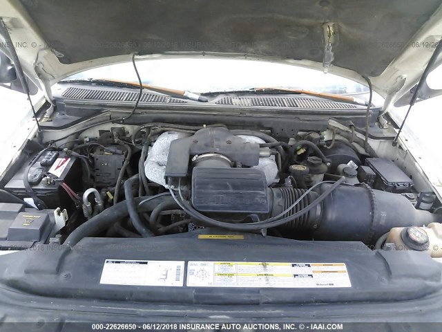 5LMRU27A3XLJ25615 - 1999 LINCOLN NAVIGATOR WHITE photo 10