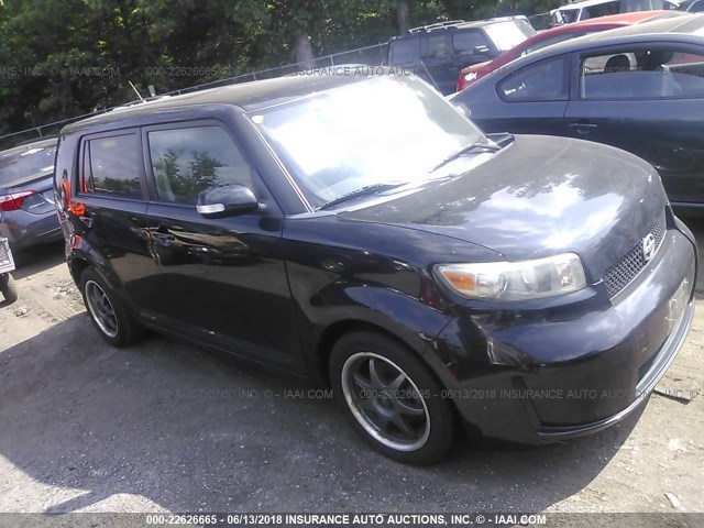JTLKE50E581051216 - 2008 TOYOTA SCION XB 黑色 照片 1