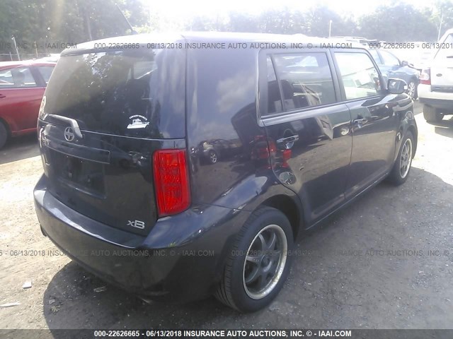 JTLKE50E581051216 - 2008 TOYOTA SCION XB 黑色 照片 4