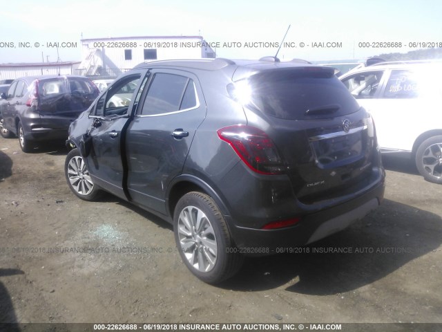 KL4CJASBXHB158516 - 2017 BUICK ENCORE PREFERRED GRAY photo 3