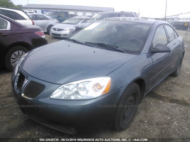 1G2ZF55B964247973 - 2006 PONTIAC G6 SE BLUE photo 2