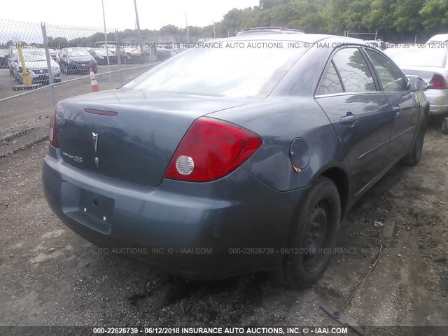 1G2ZF55B964247973 - 2006 PONTIAC G6 SE BLUE photo 4