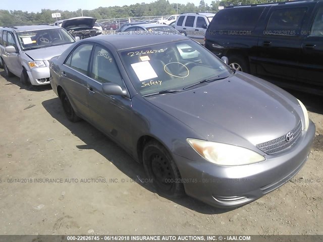 4T1BE32K33U660259 - 2003 TOYOTA CAMRY LE/XLE/SE 灰色 照片 1