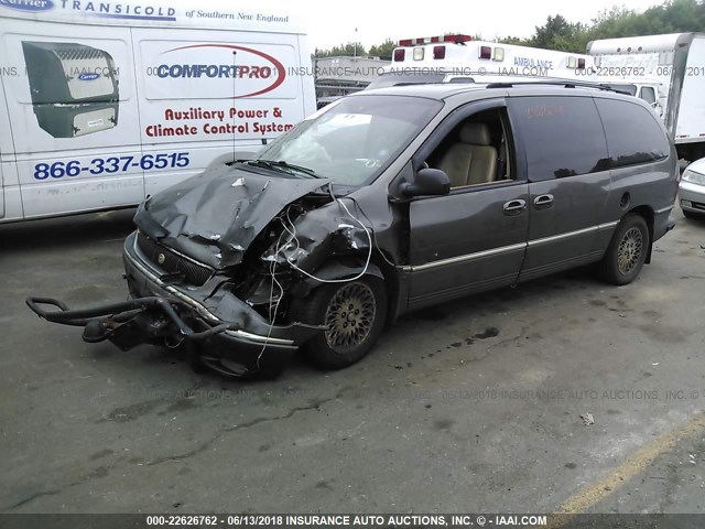 1C4GT64L1VB388686 - 1997 CHRYSLER TOWN & COUNTRY LXI GRAY photo 2