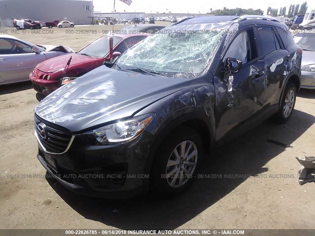 JM3KE4CY2G0725278 - 2016 MAZDA CX-5 TOURING Серый фото 2