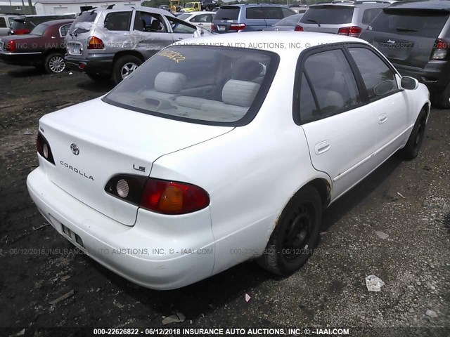 1NXBR12E32Z623763 - 2002 TOYOTA COROLLA CE/LE/S WHITE photo 4