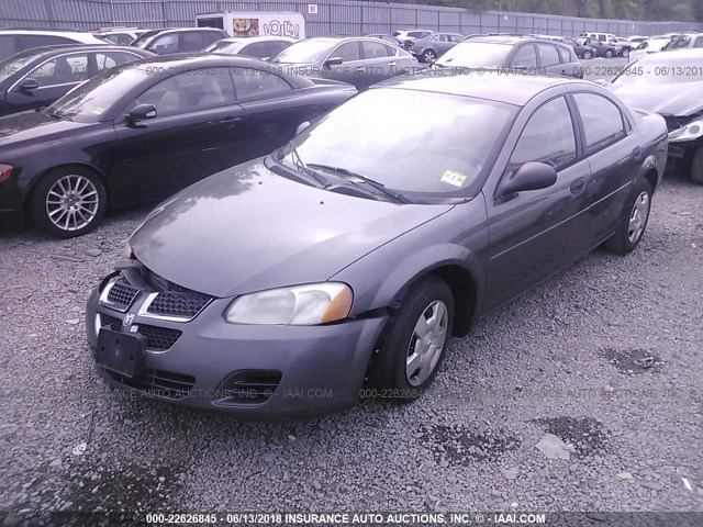 1B3EL36T84N108909 - 2004 DODGE STRATUS SE GRAY photo 2