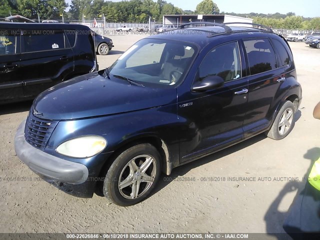 3C4FY48B13T637468 - 2003 CHRYSLER PT CRUISER CLASSIC Dark Blue photo 2