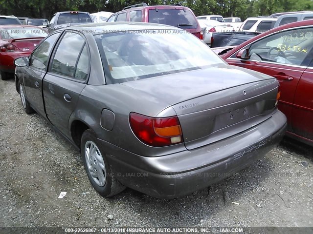 1G8ZF52881Z287049 - 2001 SATURN SL GRAY photo 3