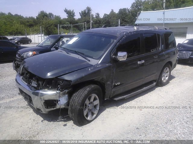 5N1BA08CX7N706308 - 2007 NISSAN ARMADA SE/LE GRAY photo 2