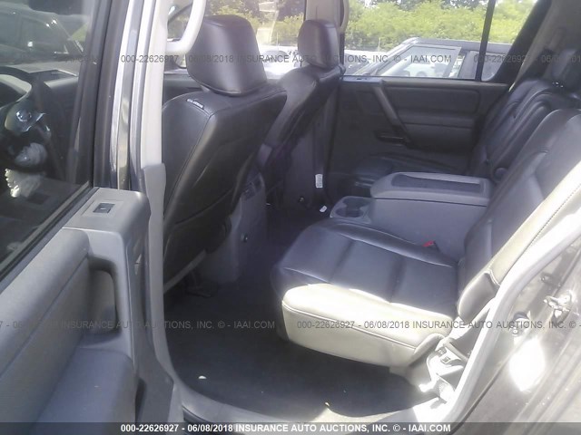 5N1BA08CX7N706308 - 2007 NISSAN ARMADA SE/LE GRAY photo 8