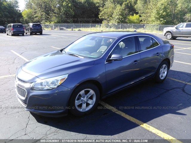 1G11C5SL6EF248685 - 2014 CHEVROLET MALIBU 1LT GRAY photo 2