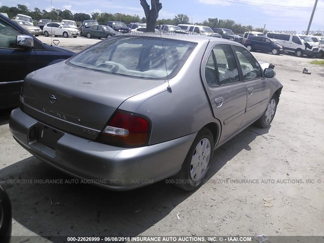 1N4DL01D7XC252563 - 1999 NISSAN ALTIMA XE/GXE/SE/GLE TAN photo 4