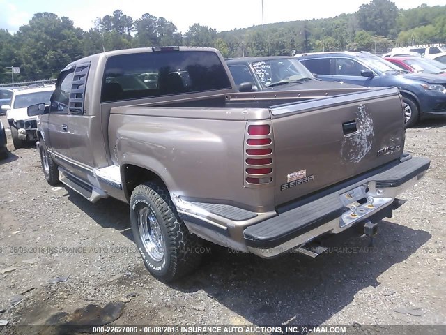 2GTEC19R2V1544290 - 1997 GMC SIERRA C1500 TAN photo 3