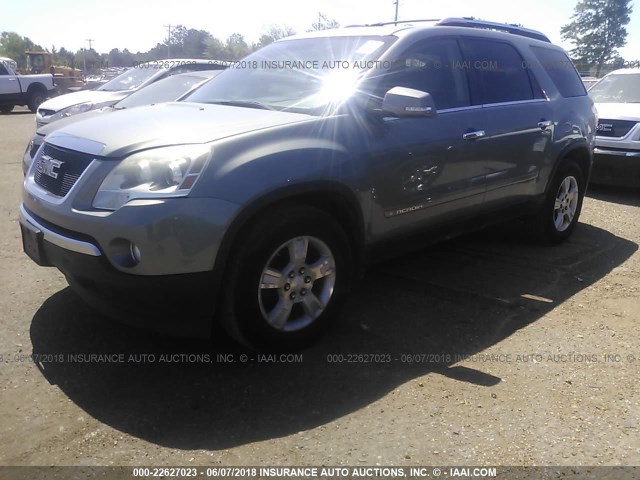 1GKEV23728J258056 - 2008 GMC ACADIA SLT-1 GRAY photo 2