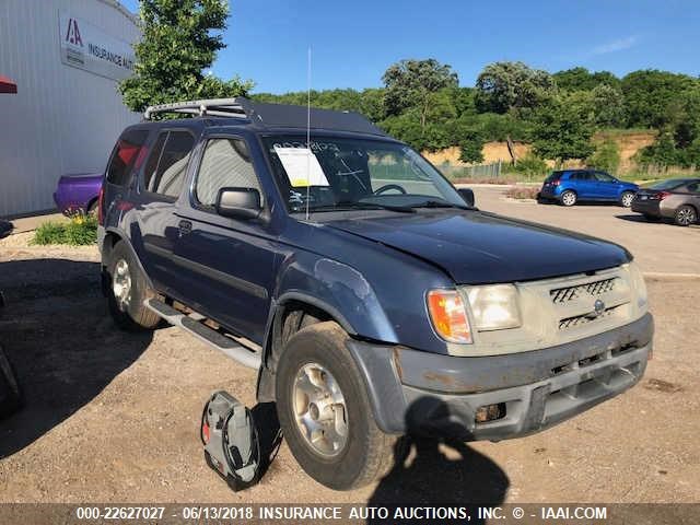 5N1ED28Y2YC566683 - 2000 NISSAN XTERRA XE/SE BLUE photo 1