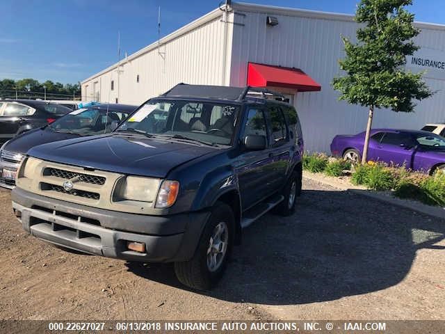 5N1ED28Y2YC566683 - 2000 NISSAN XTERRA XE/SE BLUE photo 2