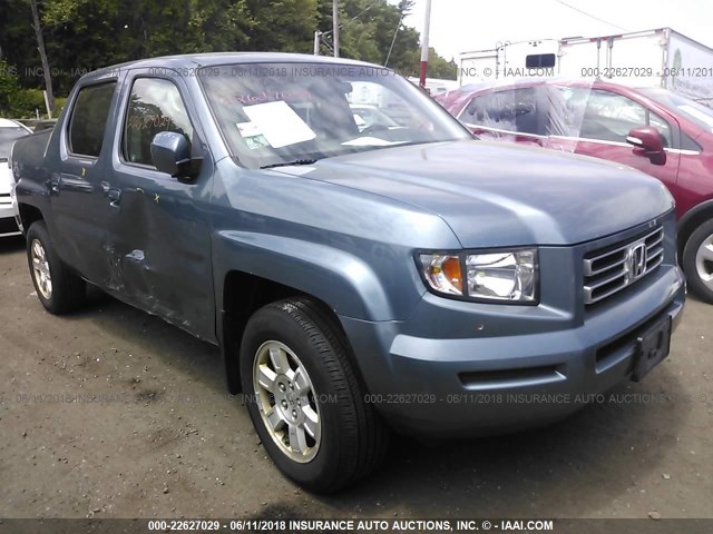 2HJYK16588H511903 - 2008 HONDA RIDGELINE RTL BLUE photo 1