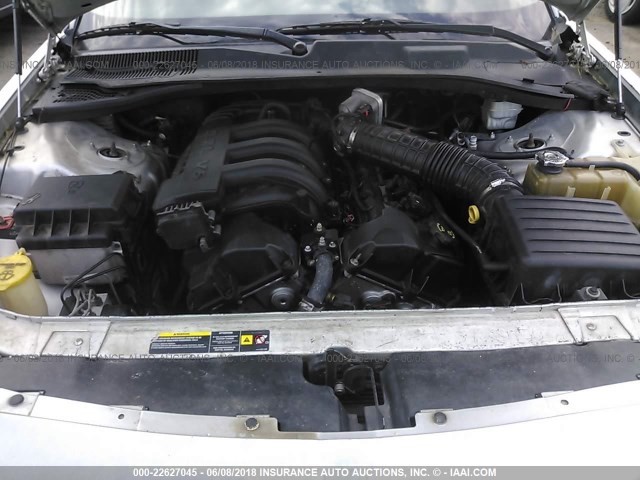 2D4FV48T45H117894 - 2005 DODGE MAGNUM SE GRAY photo 10