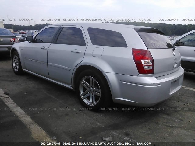 2D4FV48T45H117894 - 2005 DODGE MAGNUM SE GRAY photo 3